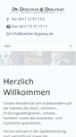 Mobile Screenshot of kanzlei-doganay.de